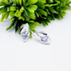 Stunning Leaf Drop Earrings With Crystal Stone