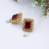 Square Stone Earrings