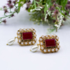 Square Stone Earrings